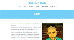 Desktop Screenshot of joelroston.com