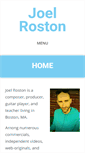 Mobile Screenshot of joelroston.com